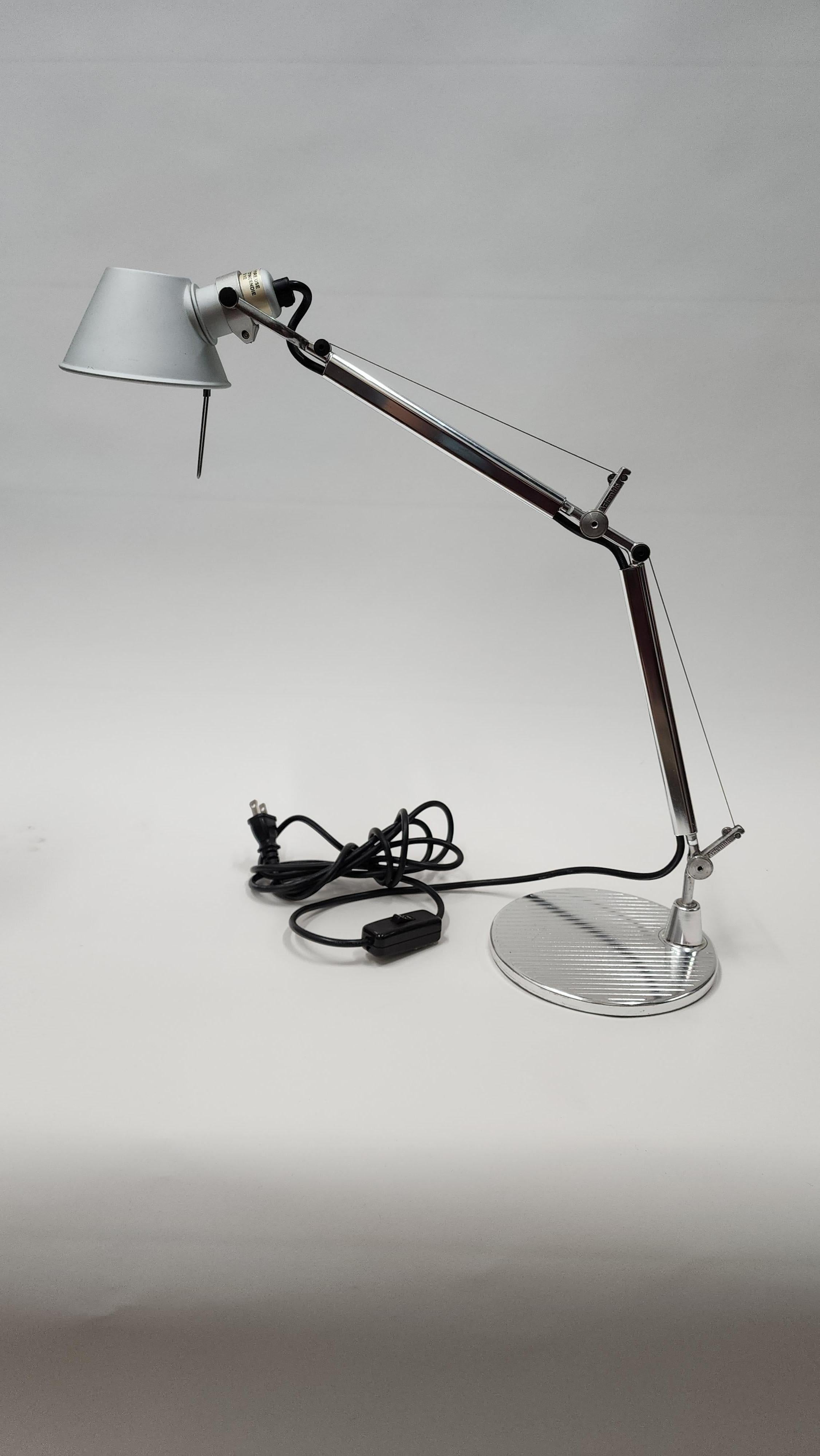 Late 20th Century Tolomeo Micro Table Lamp by Giancarlo Fassina, Michele De Lucchi for Artemide For Sale