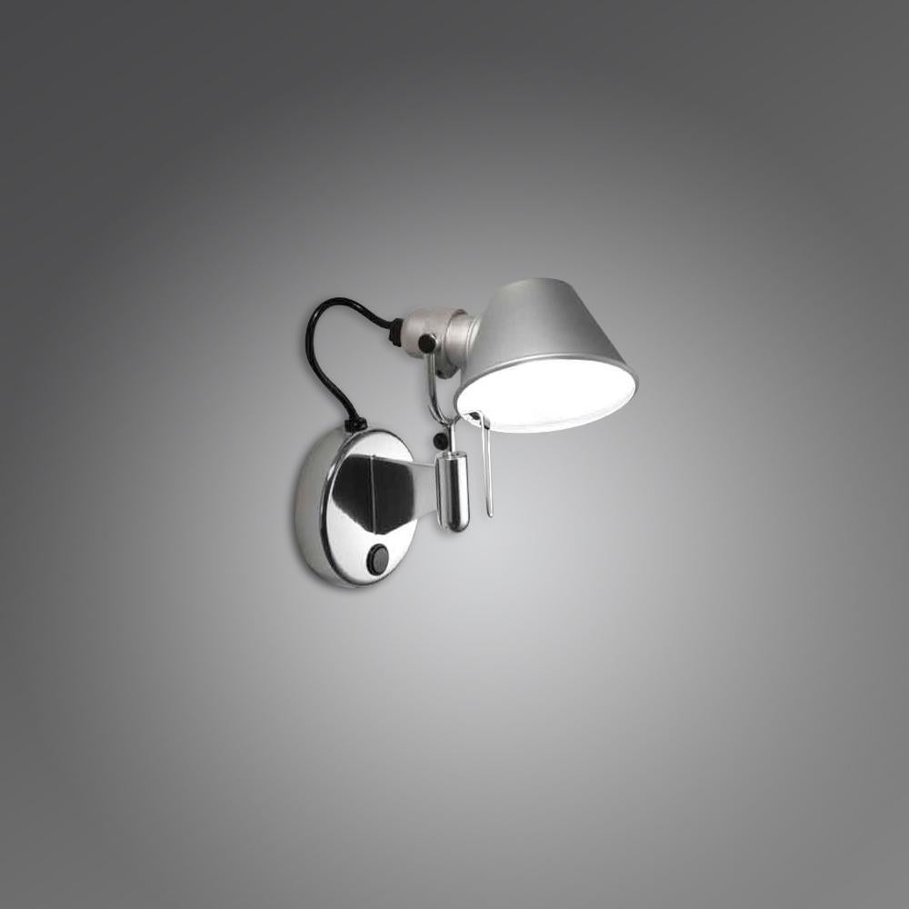 An extension to the iconic Tolomeo family, Tolomeo wall spot combines the head of the Tolomeo table lamp with a wall support to allow for a wall spot lighting solution offering flexibility and style.

Materials:
Fully adjustable rotatable and