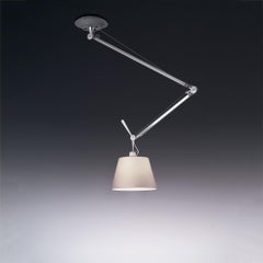 Tolomeo Off-Centre Grauer Anhänger von Michele De Lucchi & Giancarlo Fassina