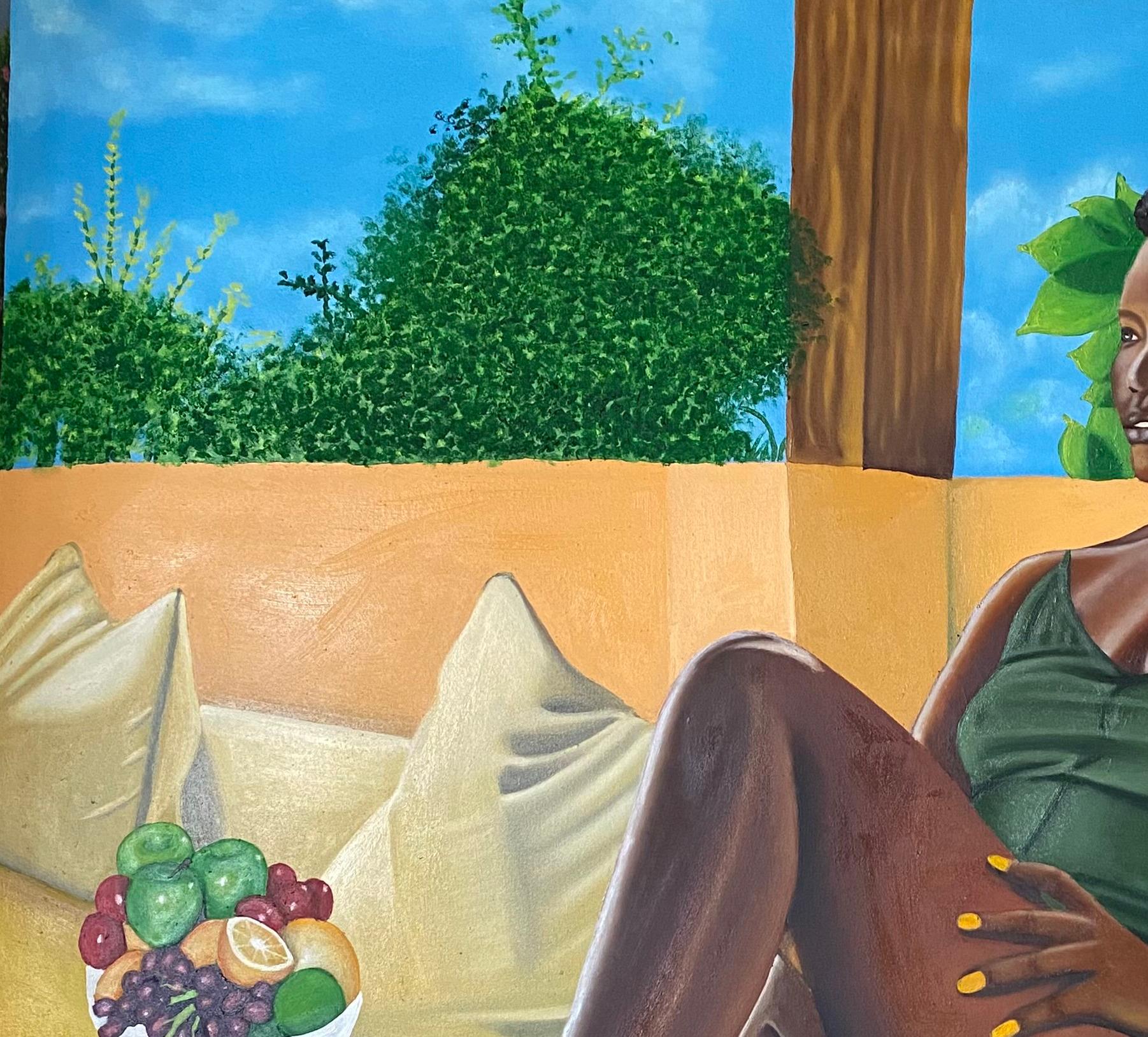 Comfort Zone 1 - Painting by Tolulope Adigbo
