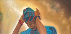 Composure Ritual  -21st Century Contemporary, Figurative Portrait, Africa, Men