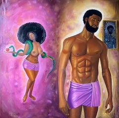 The Woman You Gave Me -21st Century Contemporary, Figurative Portrait, Love