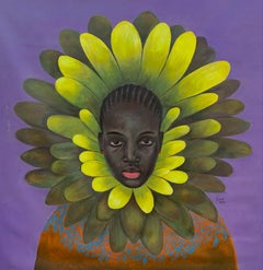 Alice - 21e siècle, Contemporain, Figuratif, Floral, Femmes, Identité