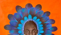 Halo - 21e siècle, Contemporain, Figuratif, Floral, Femmes, Identité