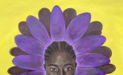 Souverän - 21. Jahrhundert, Zeitgenössisch, Figurativ, Floral, Frauen, Identität
