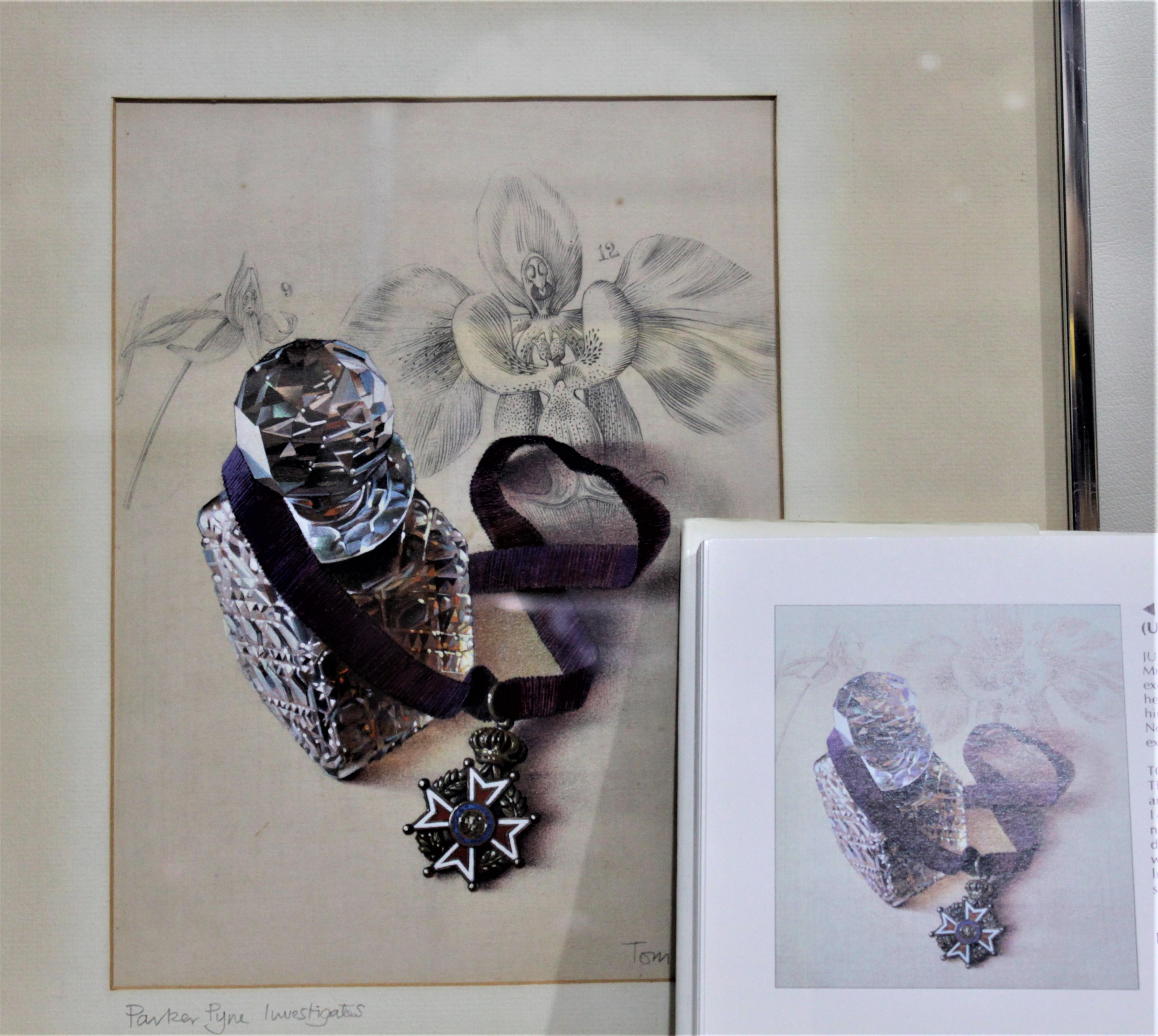 Tom Adams Mixed-Media Painting Agatha Christie's Parker Pyne Investigates 2