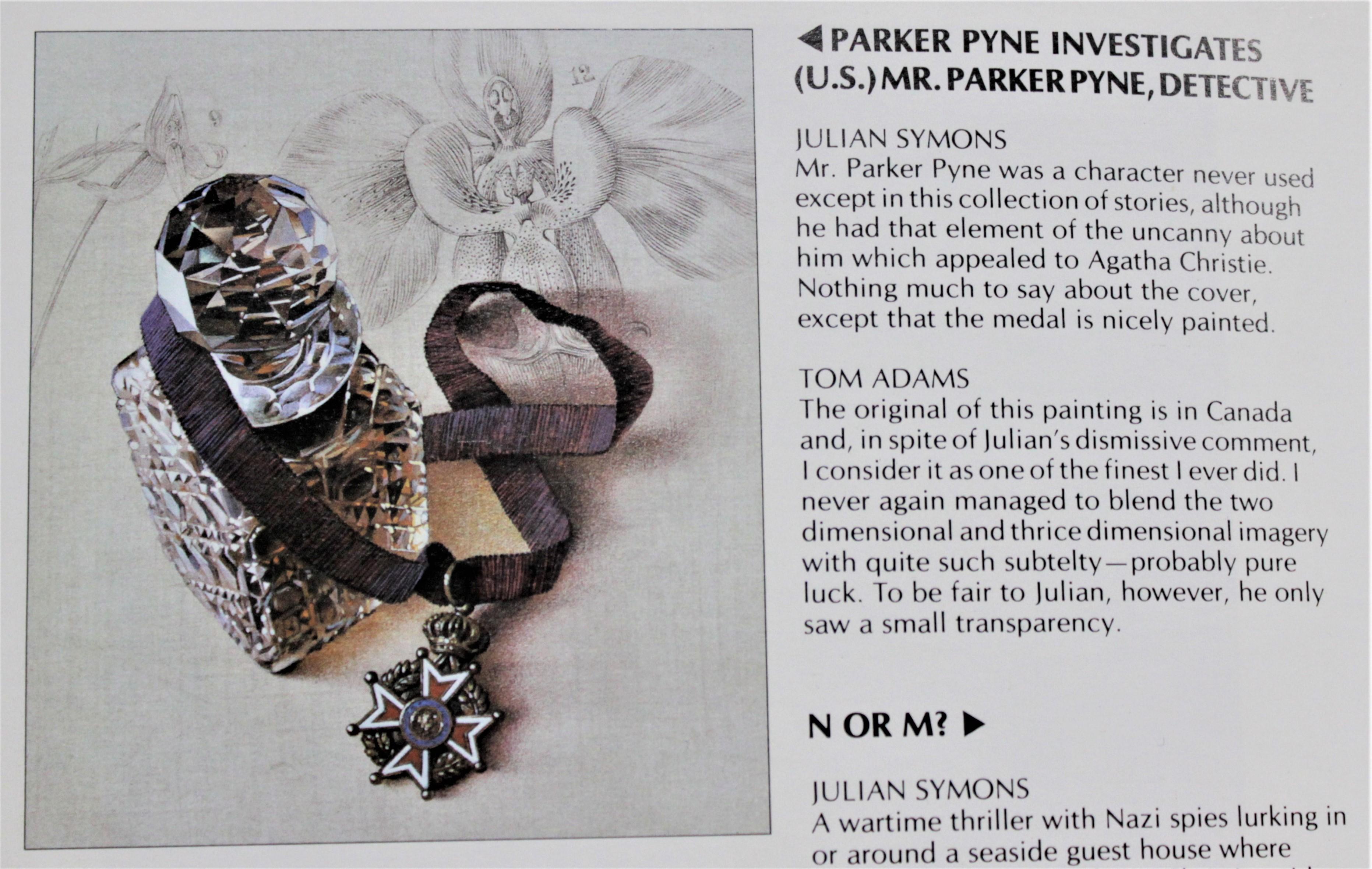 Tom Adams Mixed-Media Painting Agatha Christie's Parker Pyne Investigates 4