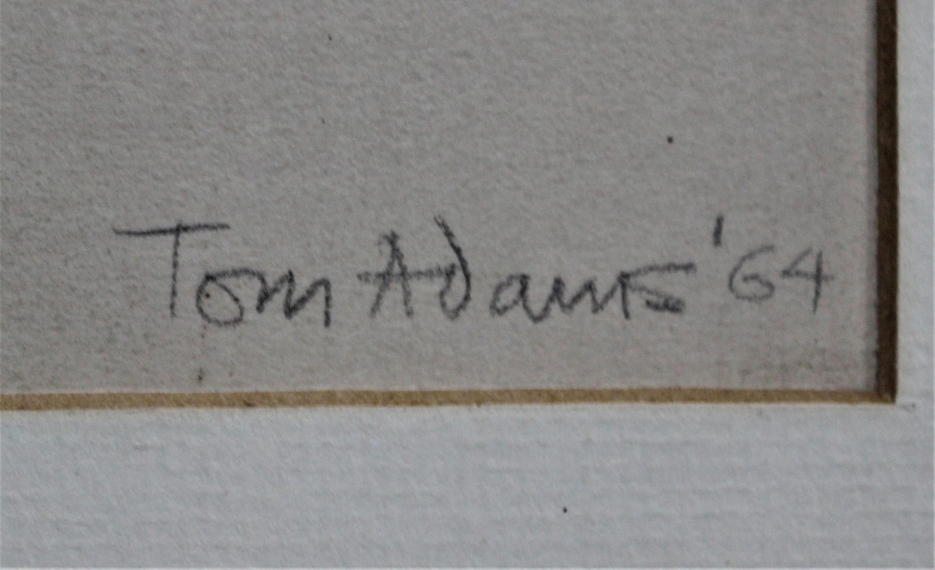 Tom Adams Mixed-Media Painting Agatha Christie's Parker Pyne Investigates In Good Condition In Hamilton, Ontario