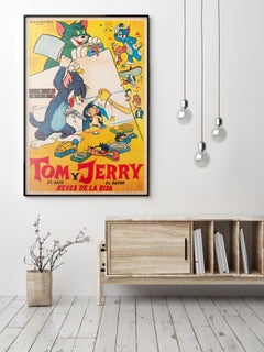TOM UND JERRY 1950er Jahre argentinischer Film Filmplakat