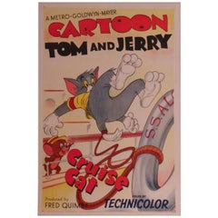 Vintage Tom And Jerry Cruise Cat '1952' Poster