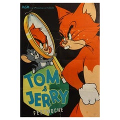 Vintage Tom and Jerry Festival Week, Unframed Poster, 1958