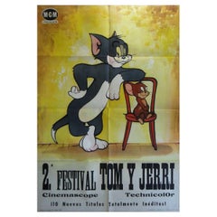 Vintage Tom and Jerry, Unframed Poster, 1960