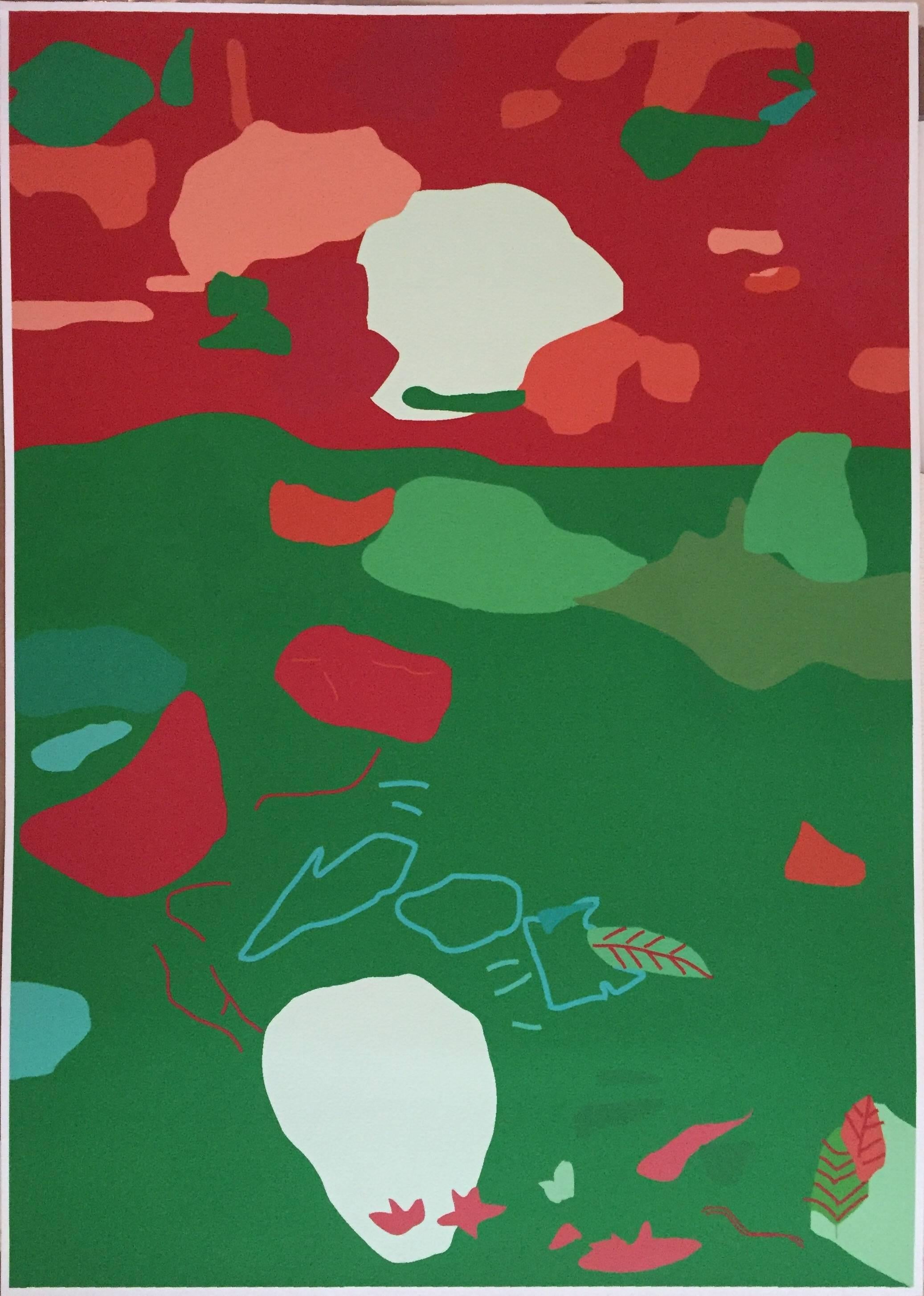 Abstract Print Tom Baldwin - ""Sans titre""