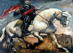 Charles V (según van Dyke) pincelada clásica contemporánea caballo audaz colorido