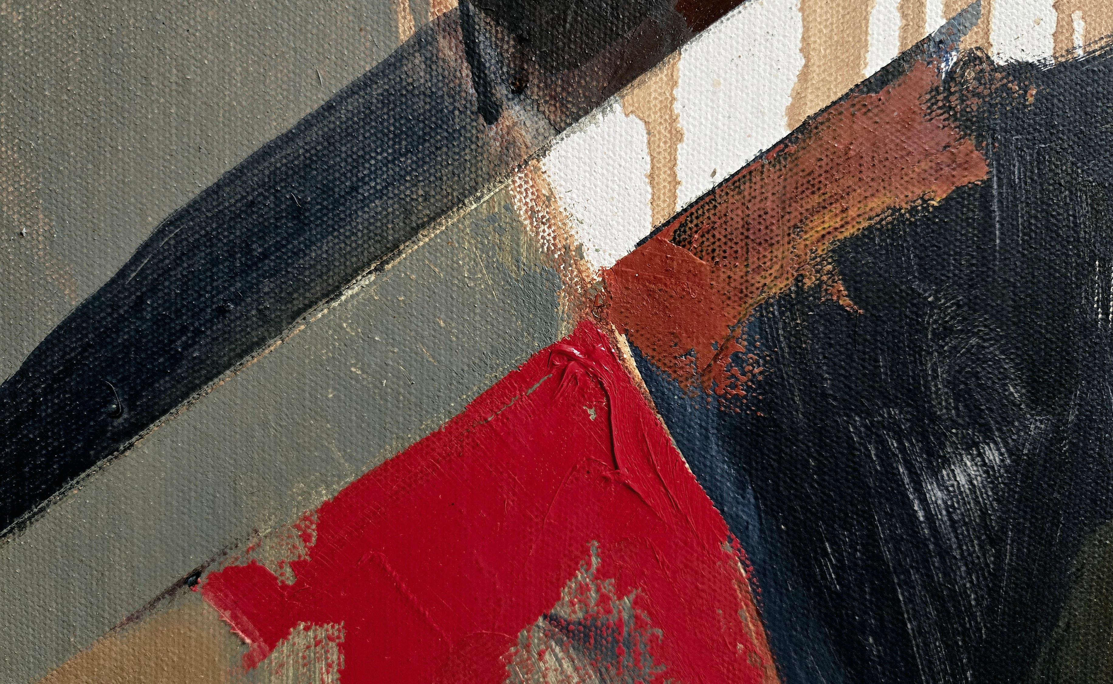 Chiasma 2 (Abstrakt), Painting, von Tom Bennett