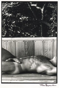 Untitled (Reclining Male Nude on Deck)