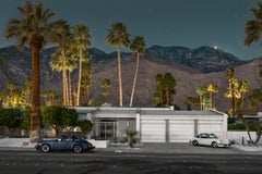 Klassische Porsche Targa Palm Springs-Fotografie, Moderne der Mitte des Jahrhunderts