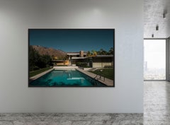 Kaufmann Desert House Midnight Modern Series Mid Century Contemporary Photograph