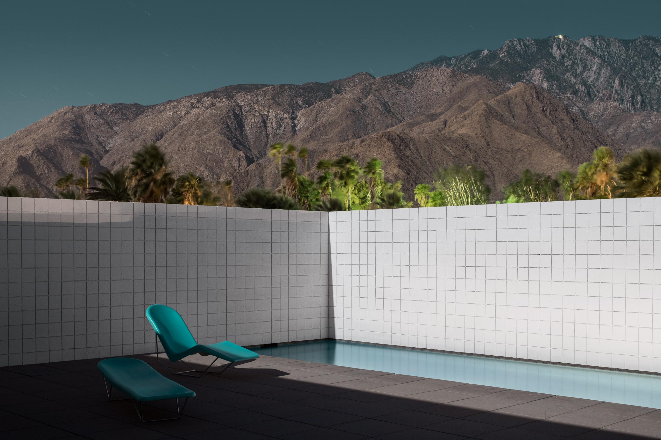 Mid Century Modern Architecture Photograph - Jennings Pool - Tom Blachford's