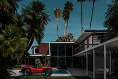 Mid Century Steve McQueen Home, Midnight Modern Architecture Photography