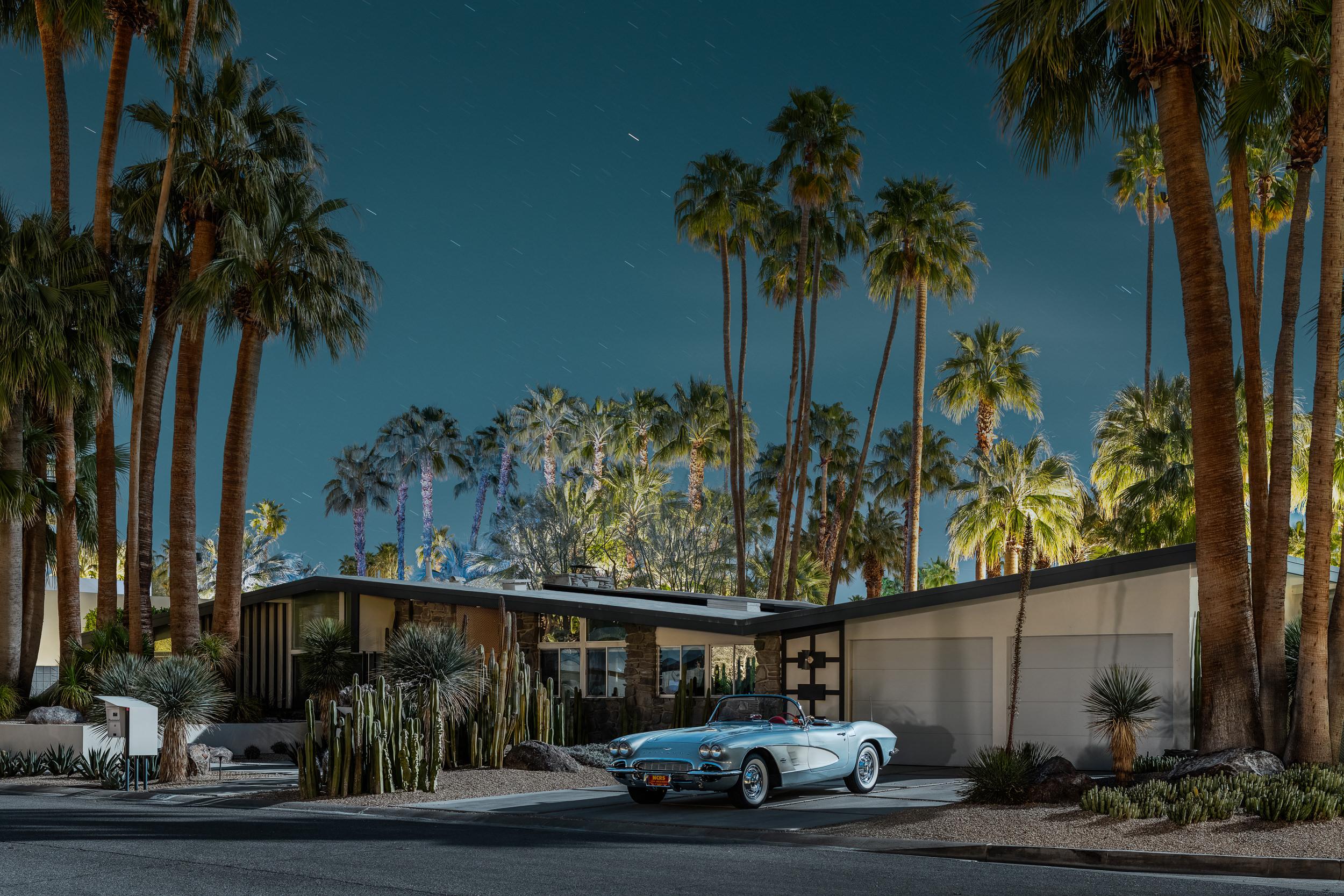 Tom Blachford Landscape Photograph - Modern Classic Chevrolet Corvette Mid Century, Limited Edition Photograph