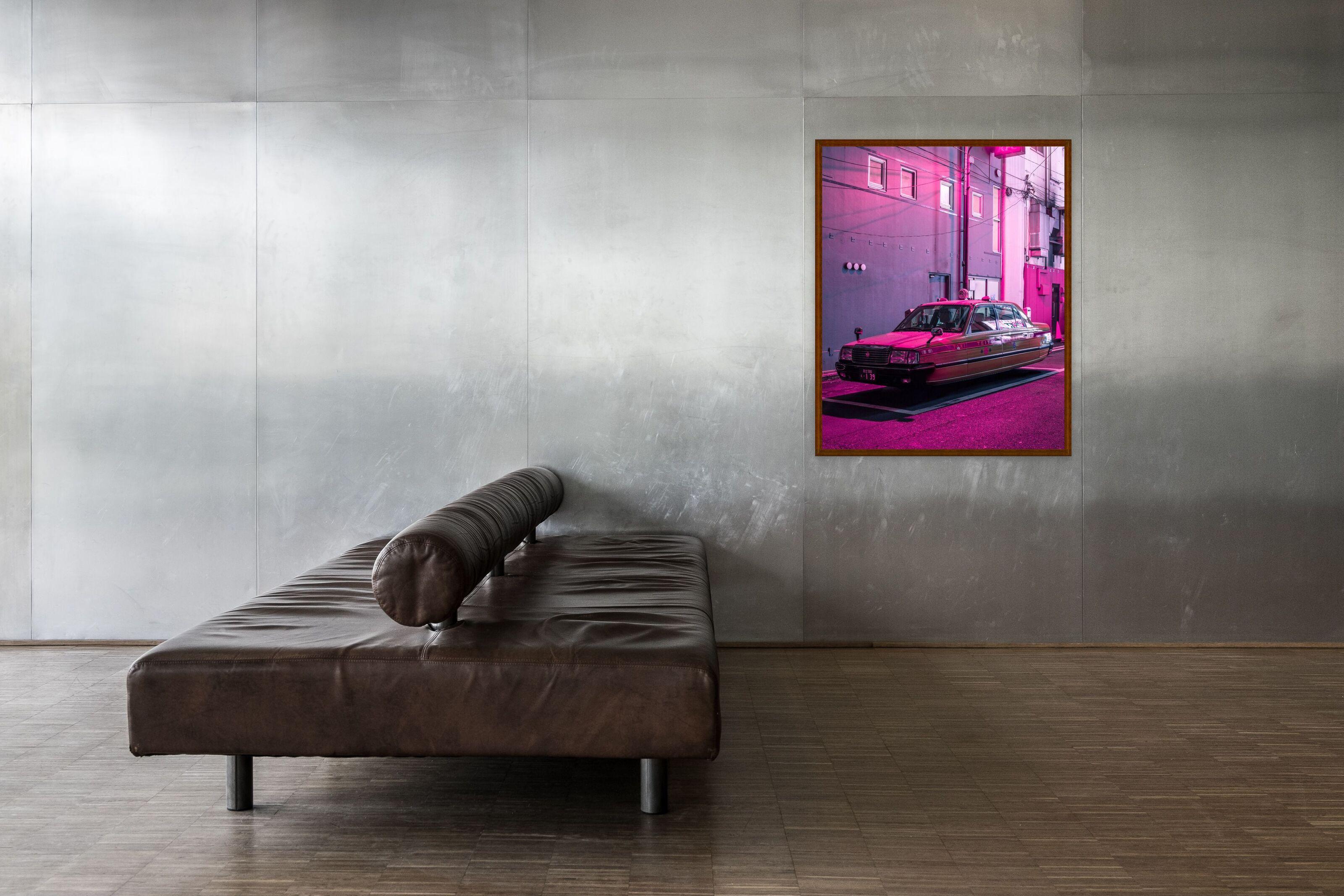 Nihon Noir Tokyo Blade Runner Limited Edition Photograph by TOM BLACHFORD - Purple Landscape Photograph by Tom Blachford