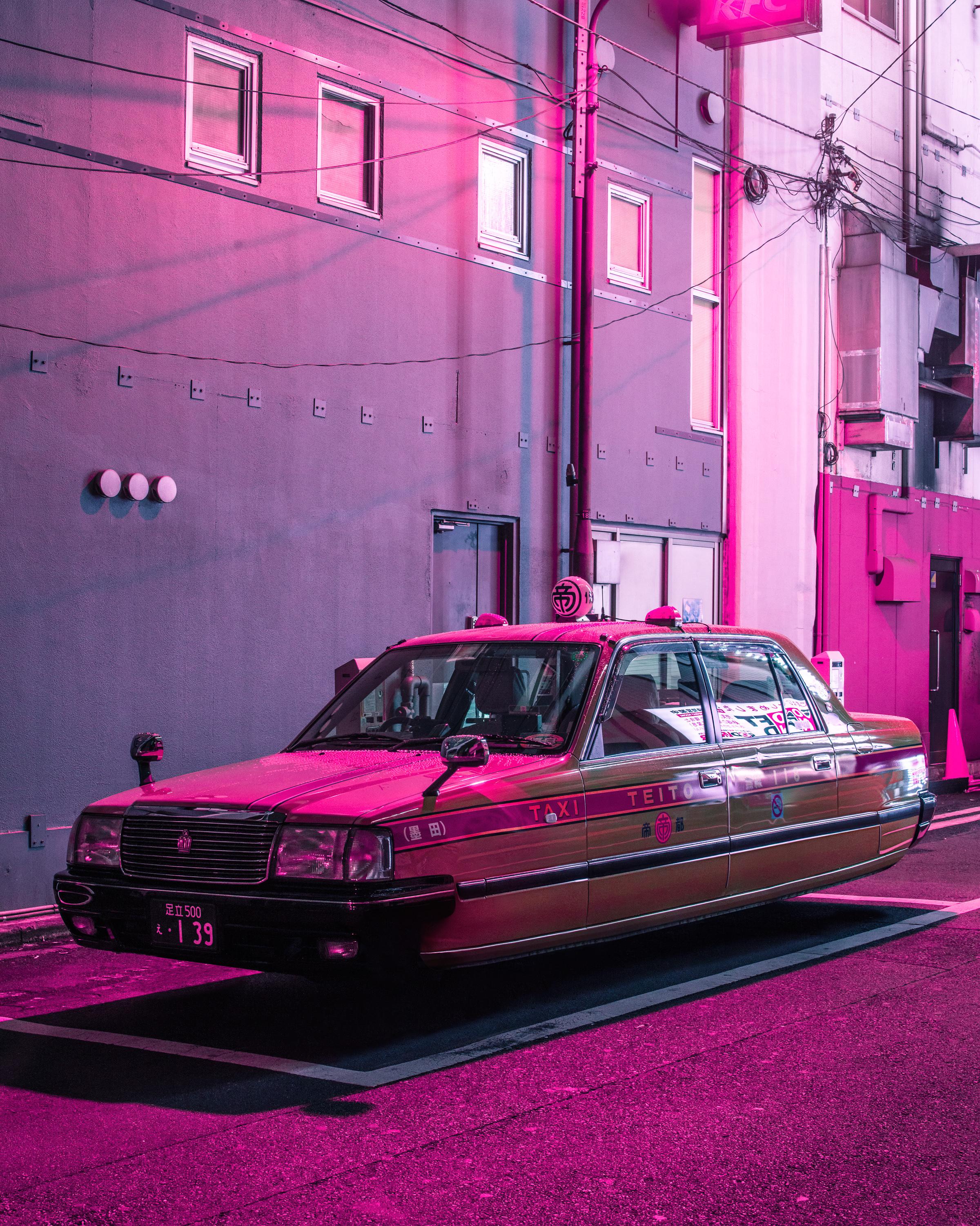 Tom Blachford Landscape Photograph - Nihon Noir Tokyo Blade Runner Limited Edition Photograph by TOM BLACHFORD