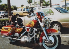 Cartoon Bike, Signed Photorealist Screenprint by Tom Blackwell