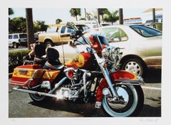 Cartoon Bike, Signed Photorealist Screenprint by Tom Blackwell
