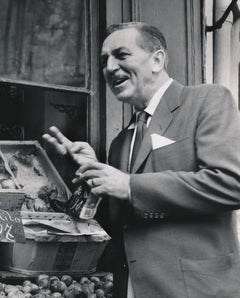 Candid Walt Disney in Paris Fine Art Print