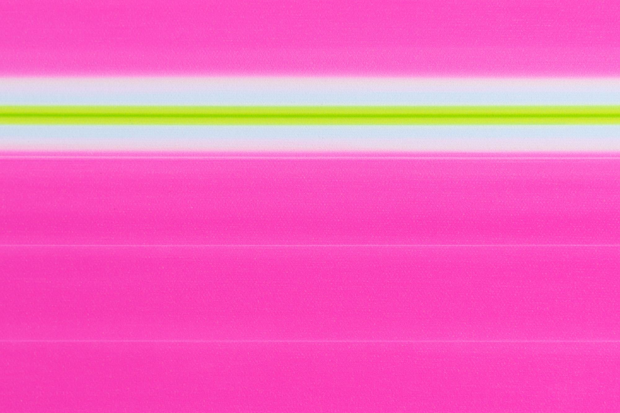 Peinture abstraite technique mixte sur toile encadrée « Luxous Lilly Pulitzer Pink » en vente 1