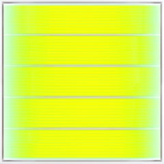 "Vibrant Yellow" Contemporary Florescent Abstract Framed Sublimation on Aluminum