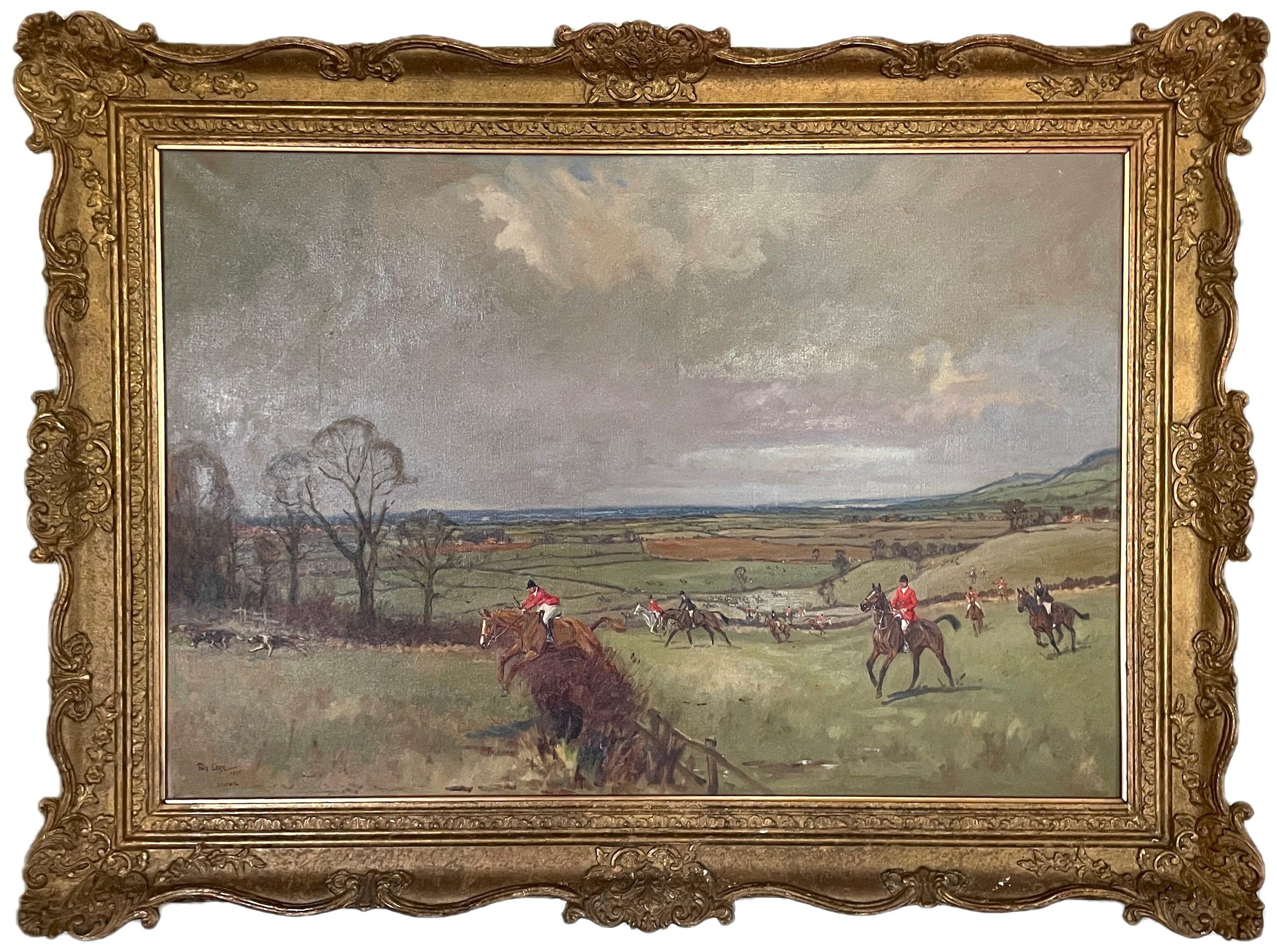 Óleo sobre lienzo de la Caza de Belvoir por Tom Carr

Thomas James Carr OBE (21 de septiembre de 1909 - 17 de febrero de 1999) fue un artista irlandés que estuvo vinculado a la Escuela de Euston Road en la década de 1930 y tuvo una larga carrera