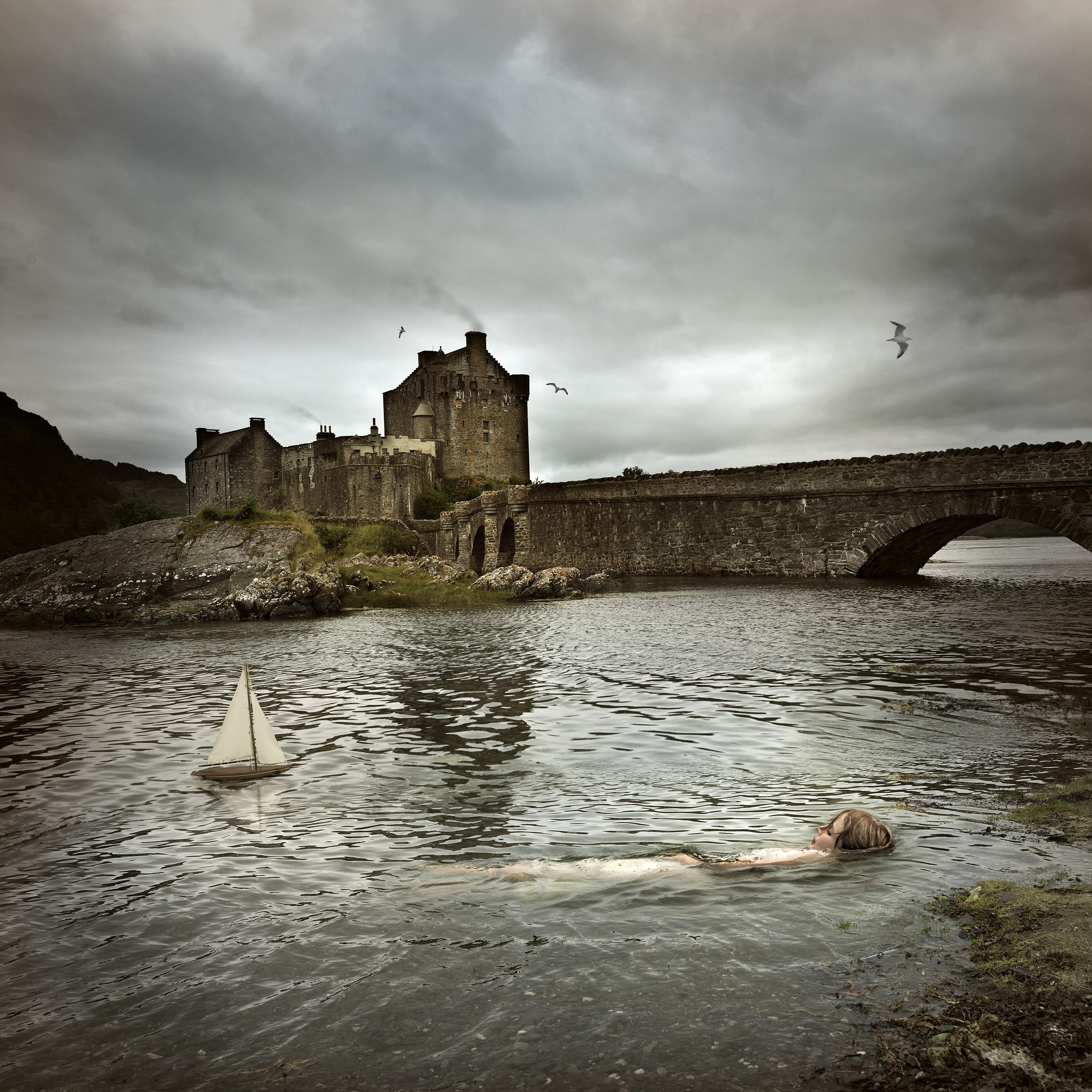 Moat Float - Photograph by Tom Chambers