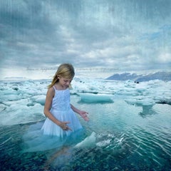 Out to Sea-30 x 30 inch framed photomontage by Tom Chambers