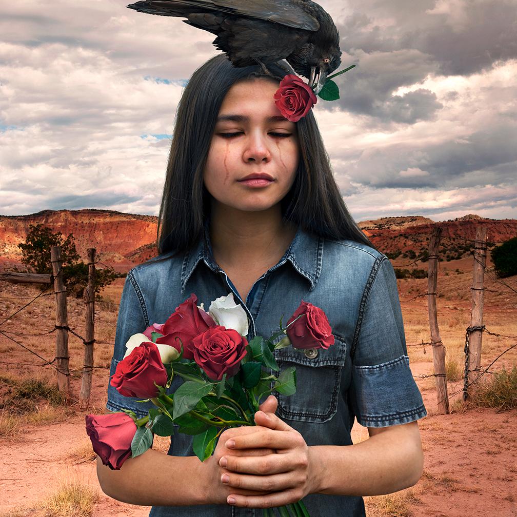 Tom Chambers Color Photograph - Raven's Blessing 