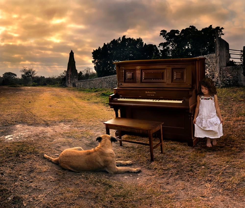Tom Chambers Color Photograph - Stuck in the Key of C