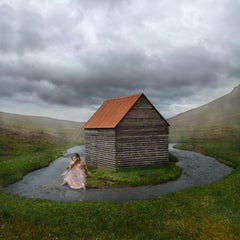 "Suspended Animation" Contemporary Narrative Landscape Framed Photograph
