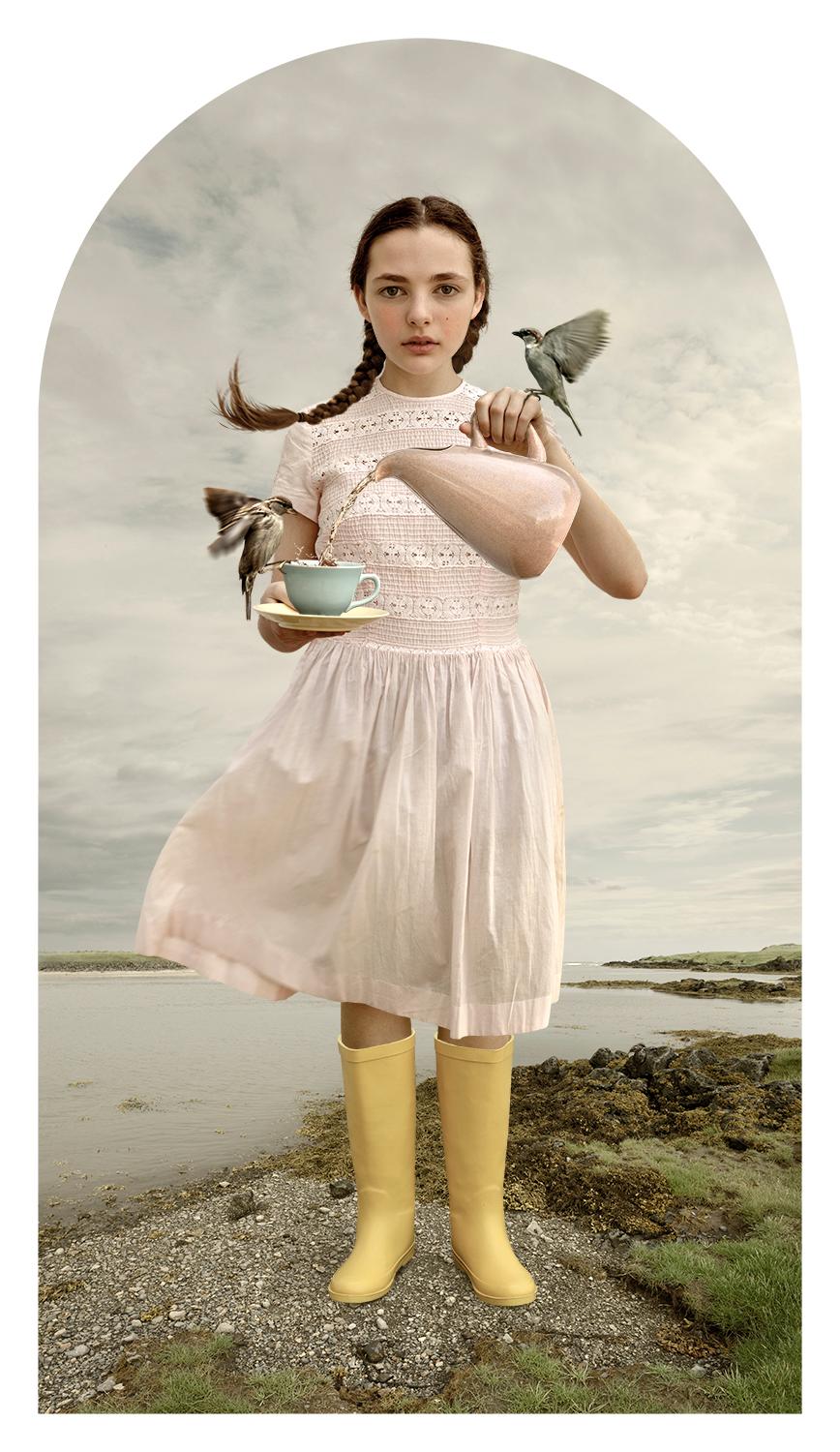Tom Chambers Portrait Photograph - Tea For Two, limited edition photograph, archival pigment, signed and numbered