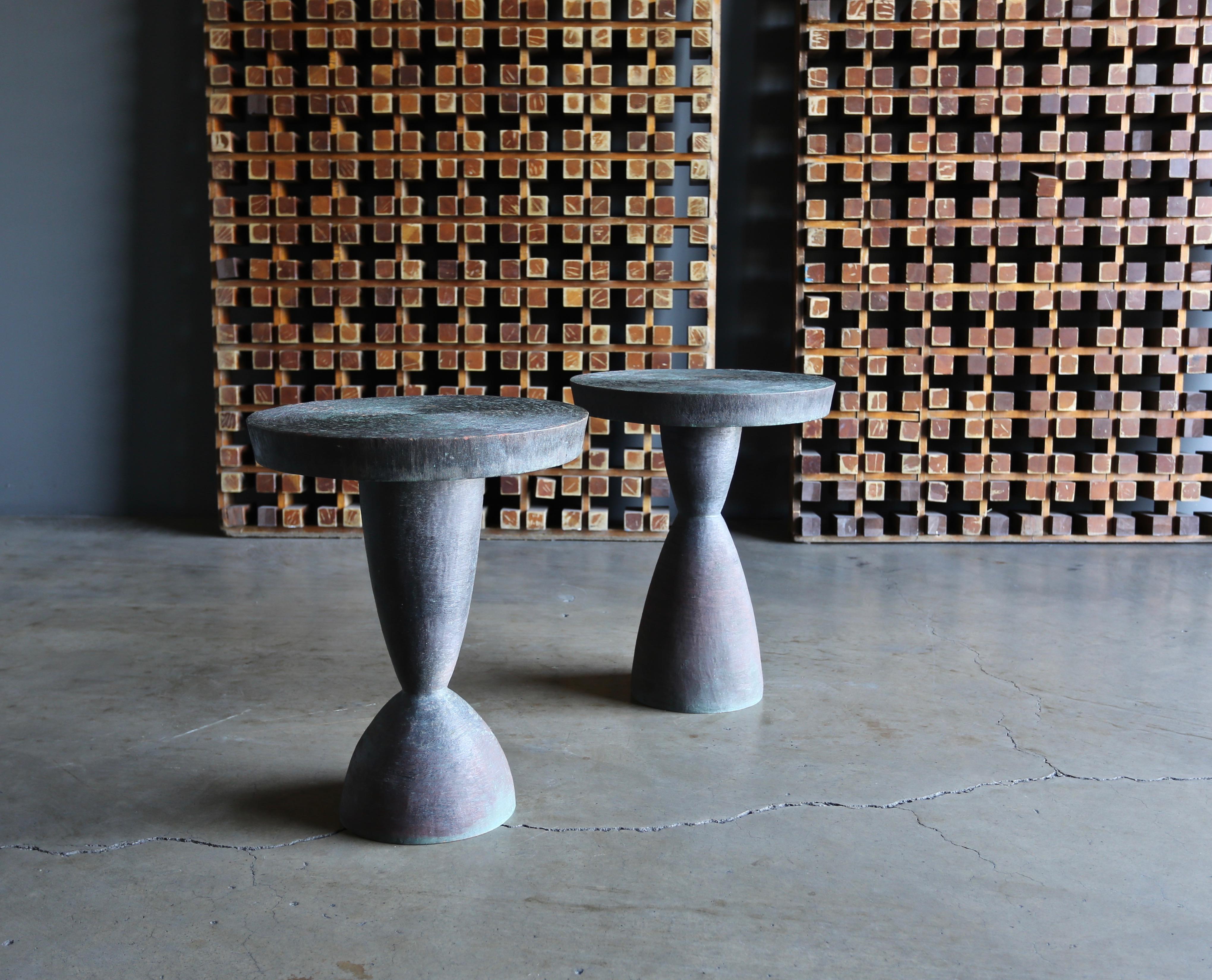Tom Corbin Bronze Alexandra Occasional Tables 6