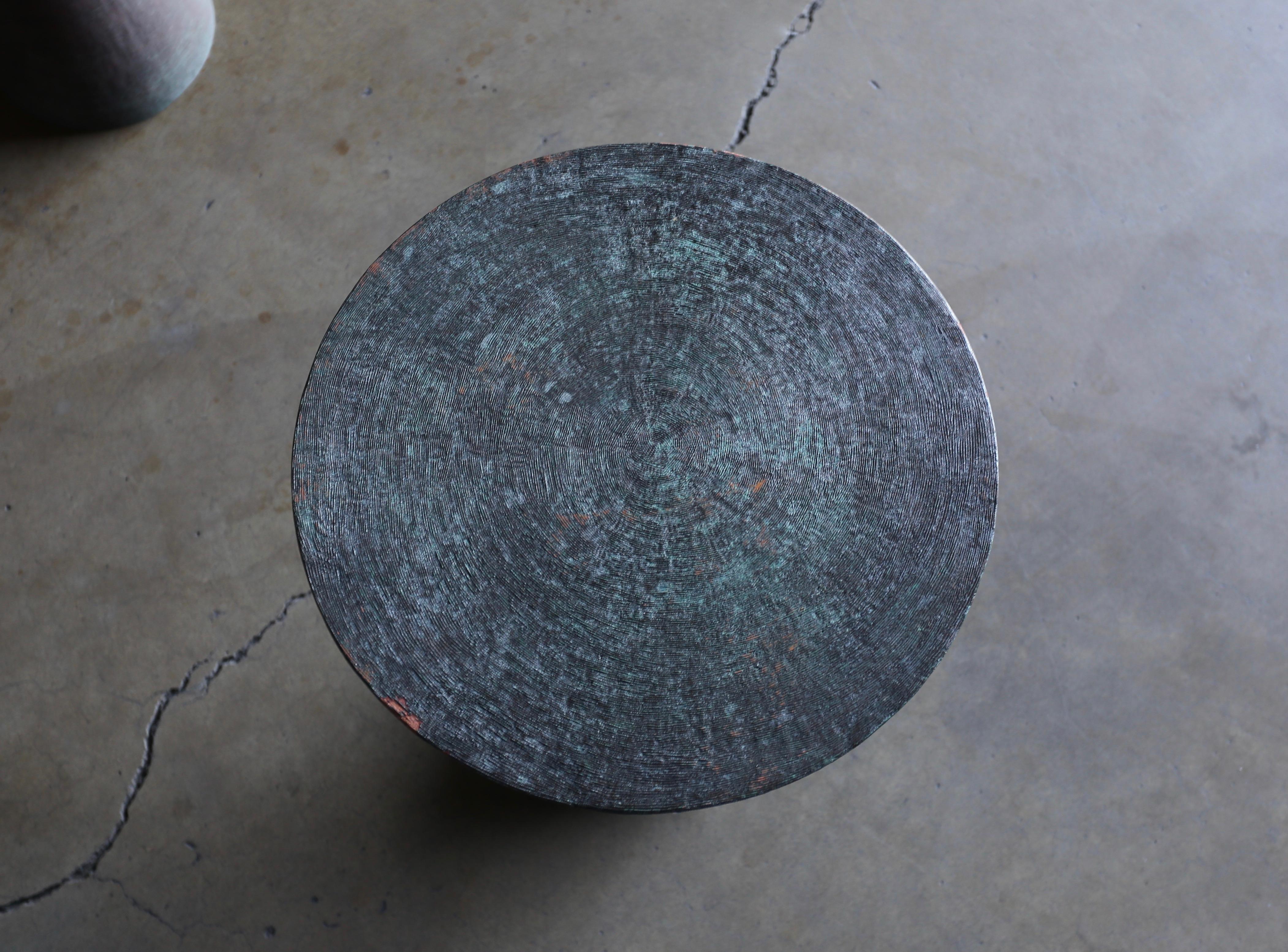 American Tom Corbin Bronze Alexandra Occasional Tables