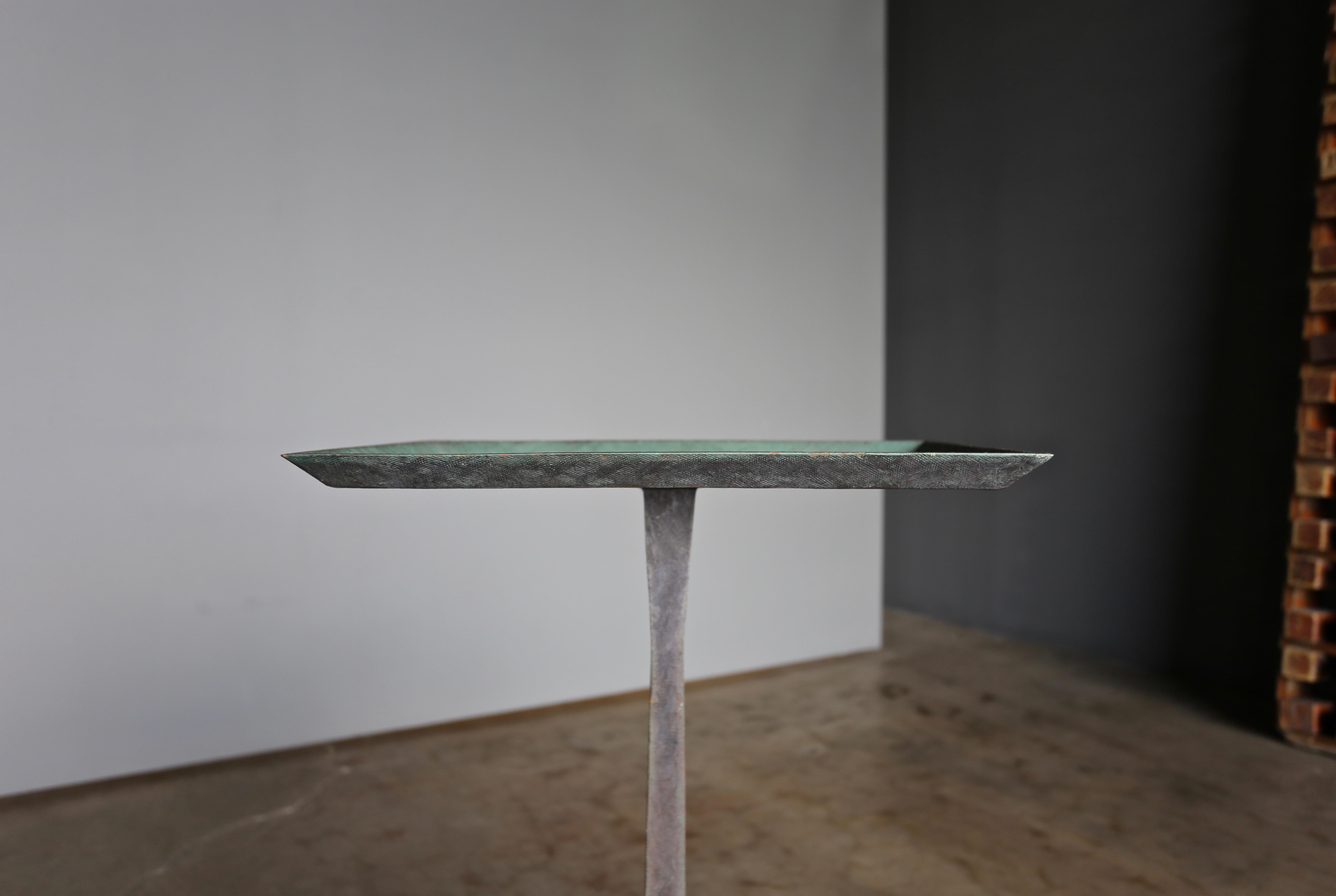 Contemporary Tom Corbin Bronze Winston Occasional Tables