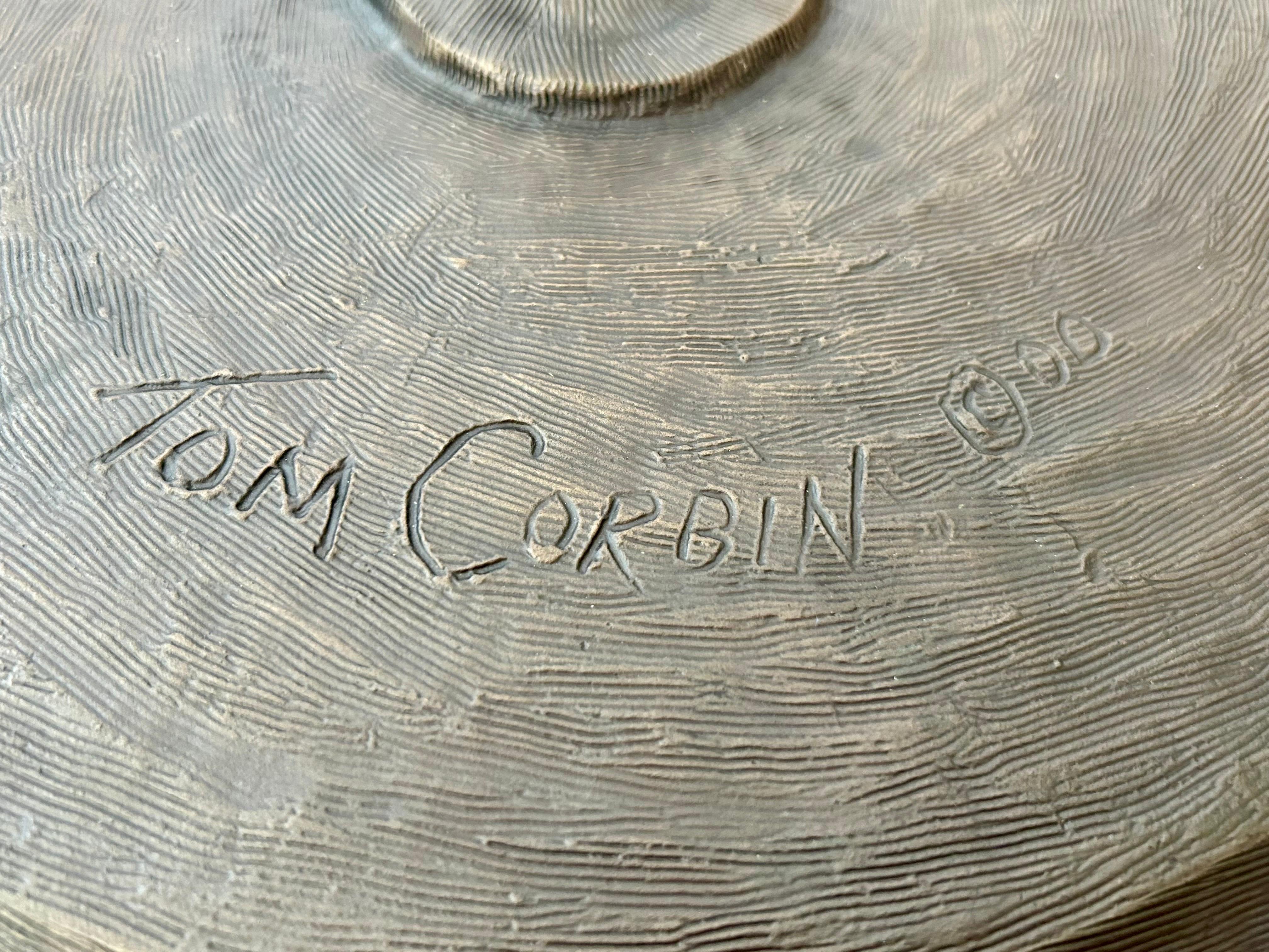Modern Tom Corbin Occasional Bronze Table 