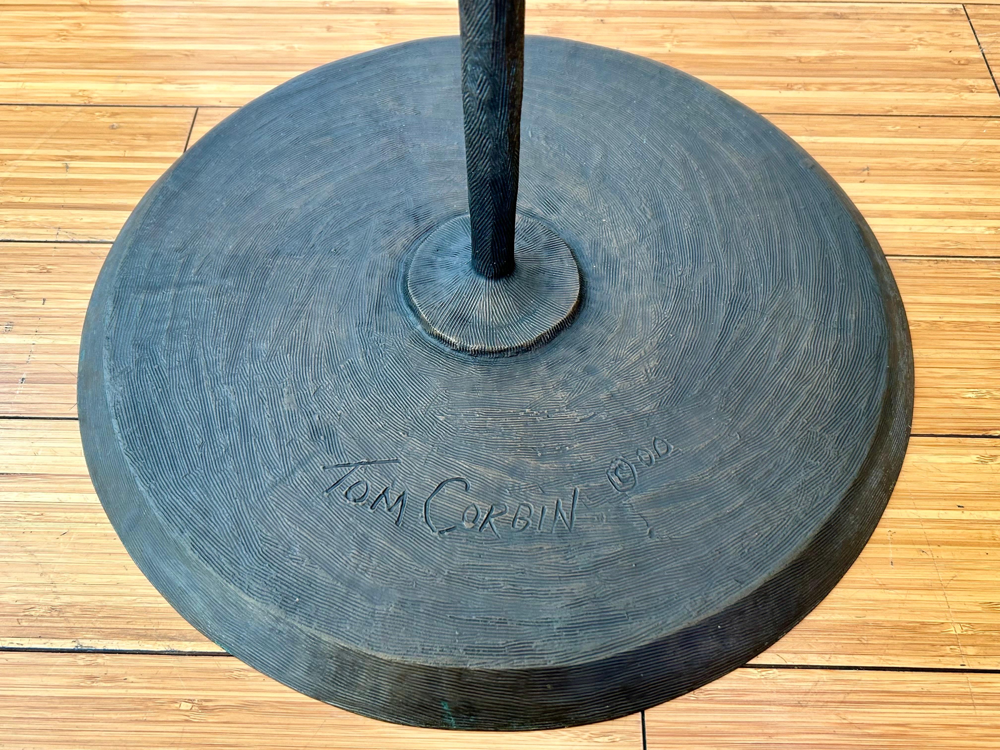Contemporary Tom Corbin Occasional Bronze Table