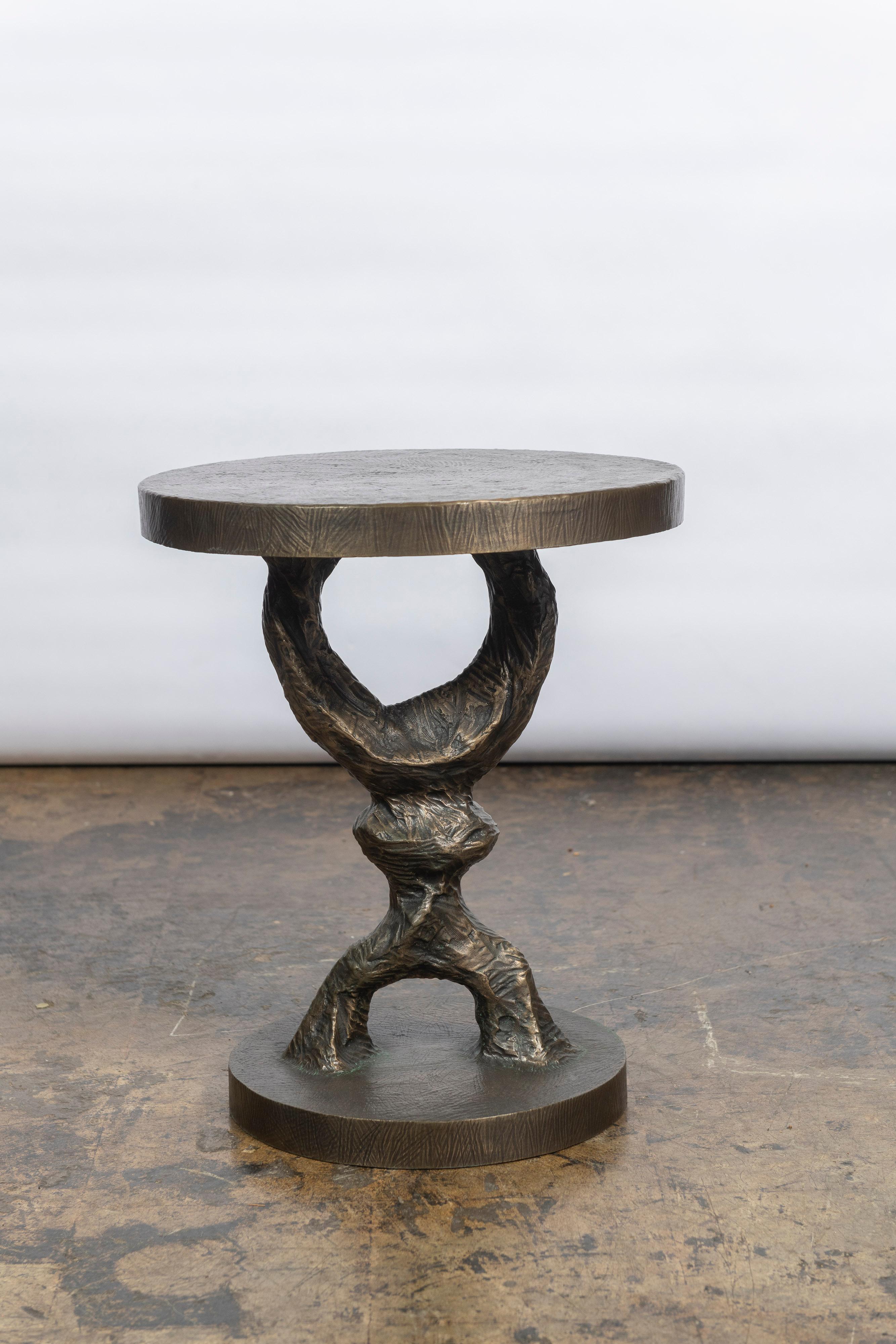 Tom Corbin Signed 91 Bronze Table/ Pedestal Sculpture In Excellent Condition In San Francisco, CA