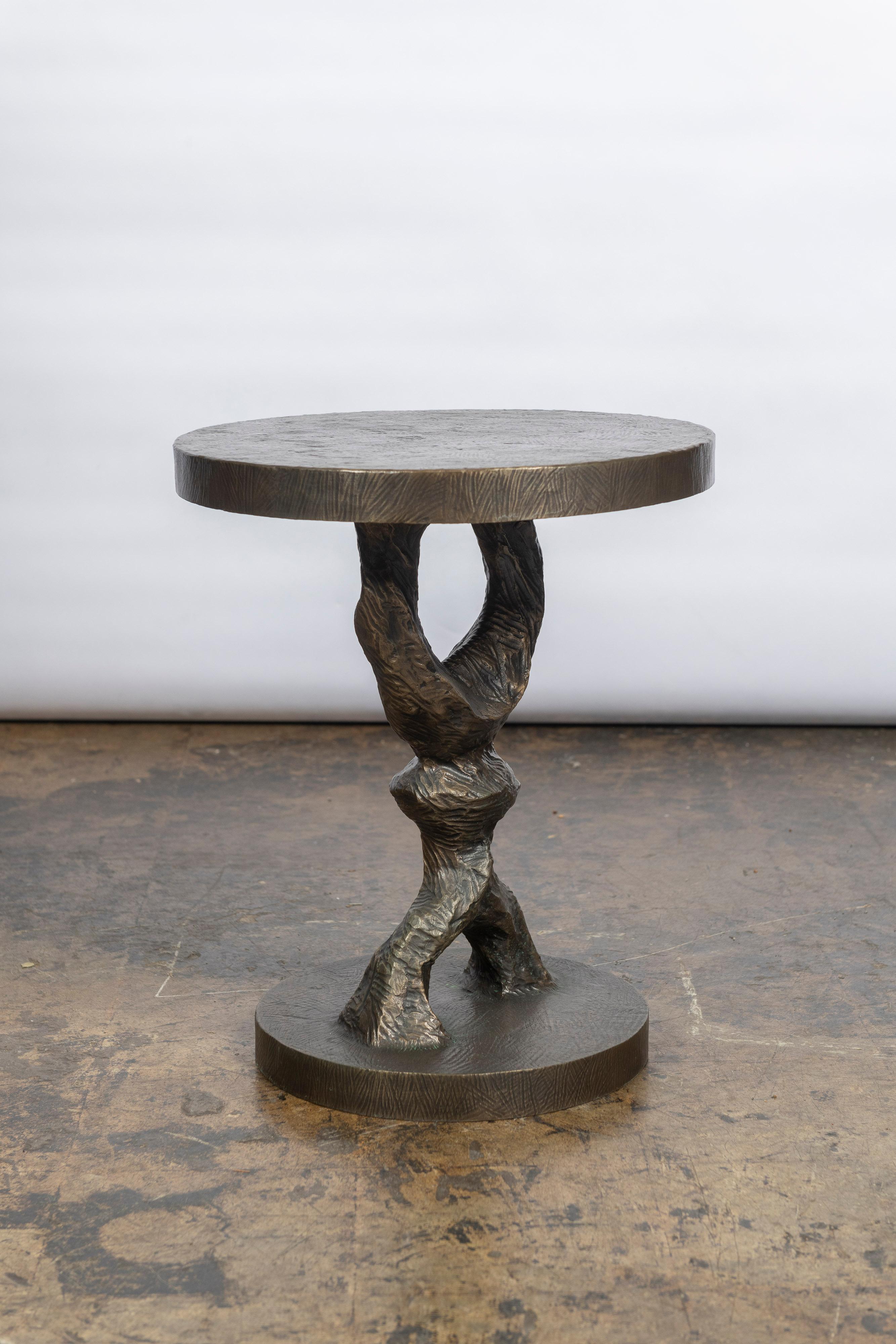 Tom Corbin Signed 91 Bronze Table/ Pedestal Sculpture 1