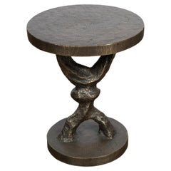 Tom Corbin Signed 91 Bronze Table/ Pedestal Sculpture