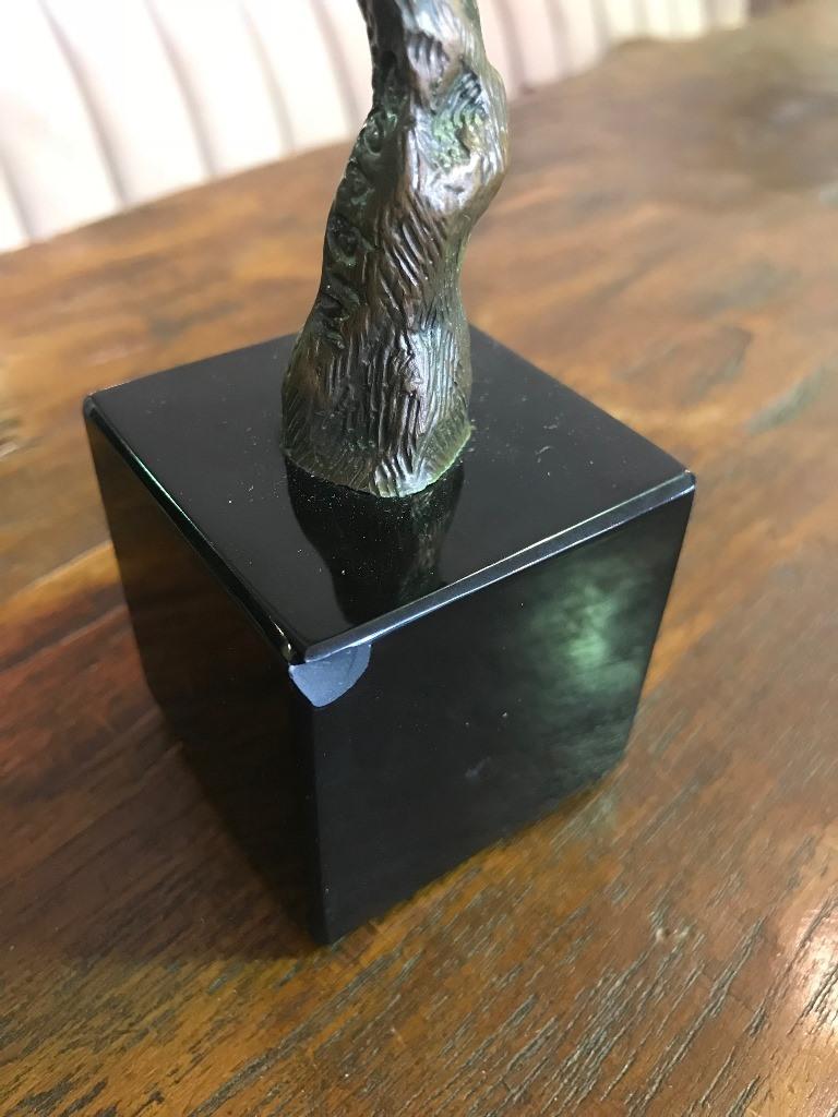 Modern Tom Corbin Signed Bronze Sculpture or Statuette 