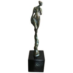 Vintage Tom Corbin Signed Bronze Sculpture or Statuette "Come Hither"