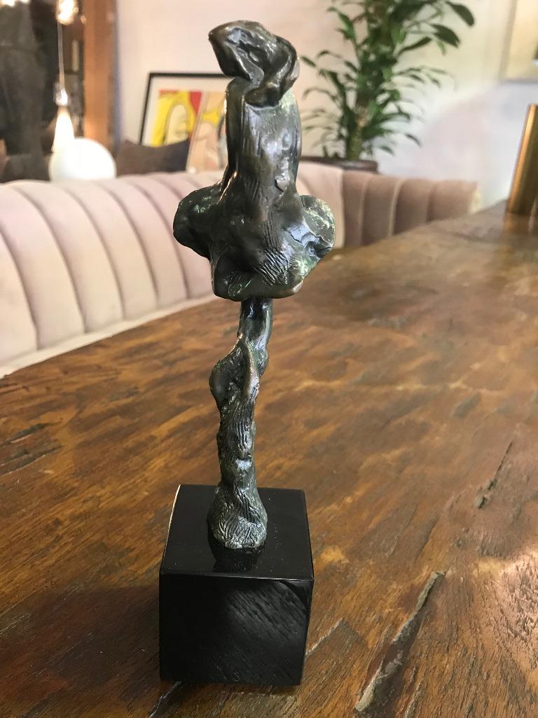 Modern Tom Corbin Signed Bronze Sculpture/ Statuette 